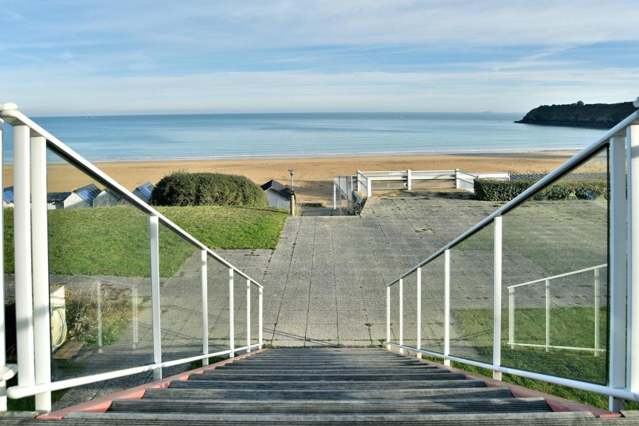 Les Pieds Dans Le Sable - Appt Vue Mer 圣卡勒吉勒多 外观 照片